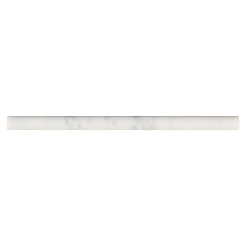 CARRARA WHITE PENCIL MOLDING HONED Trims & Pencils, Finishing Pieces - Shop at Home Craft Studio - 1