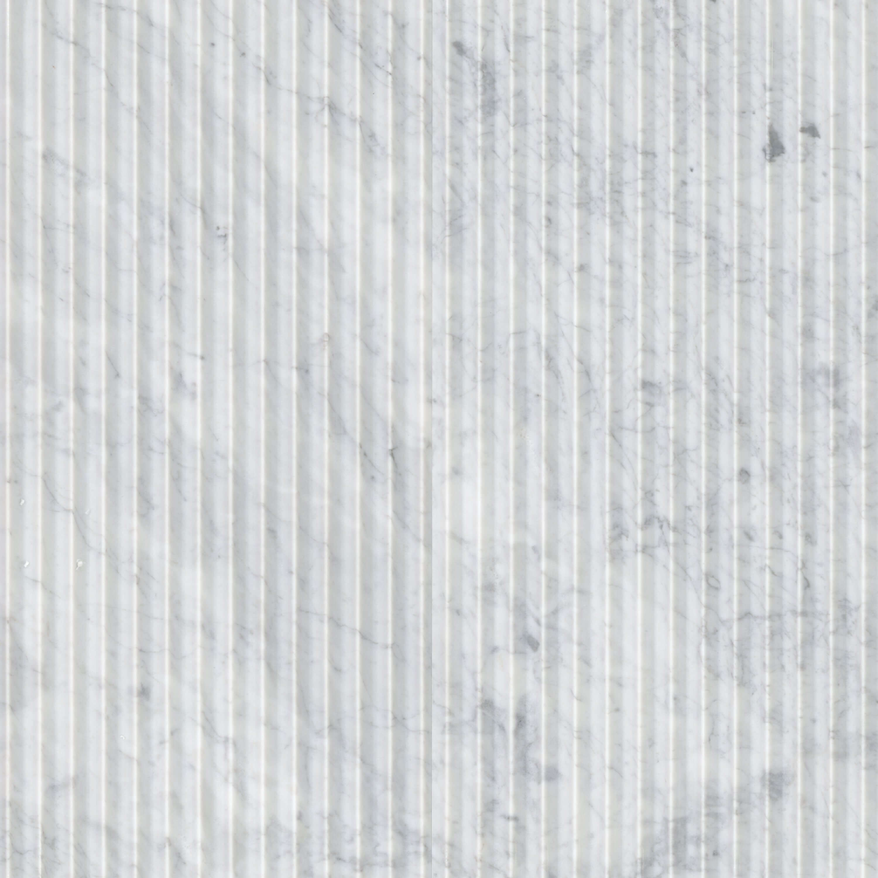 CARRARA WHITE VALENTINO FLUTO 12X24 HON Floor or Wall Tile - Shop at Home Craft Studio - 2