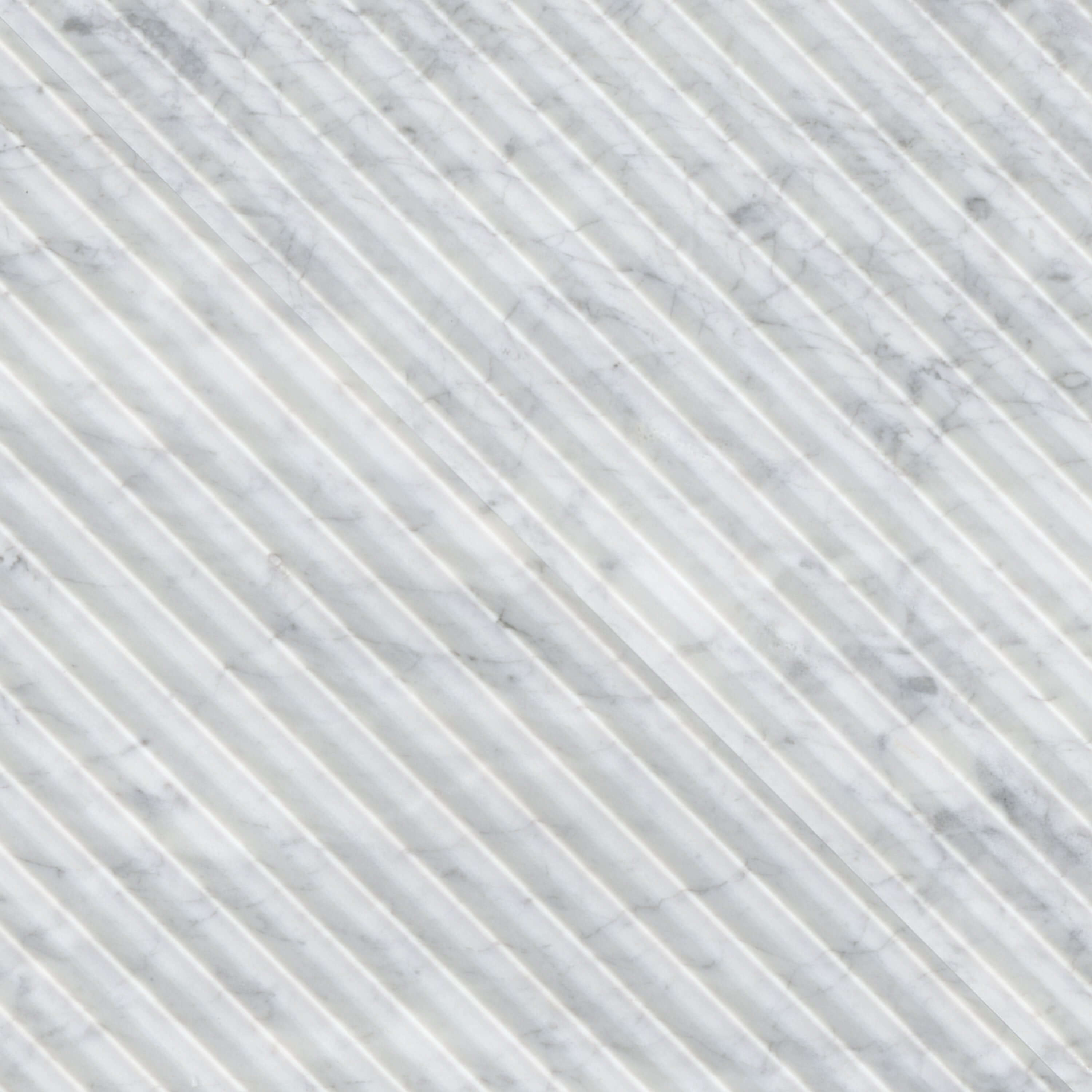 CARRARA WHITE VALENTINO FLUTO 12X24 HON Floor or Wall Tile - Shop at Home Craft Studio - 3