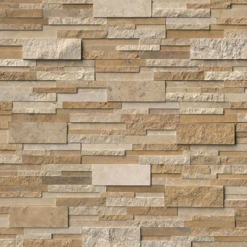 CASA BLEND 3D MULTI FINISH 6X24 PANEL Stacked Stone Panels - Shop at Home Craft Studio - 1