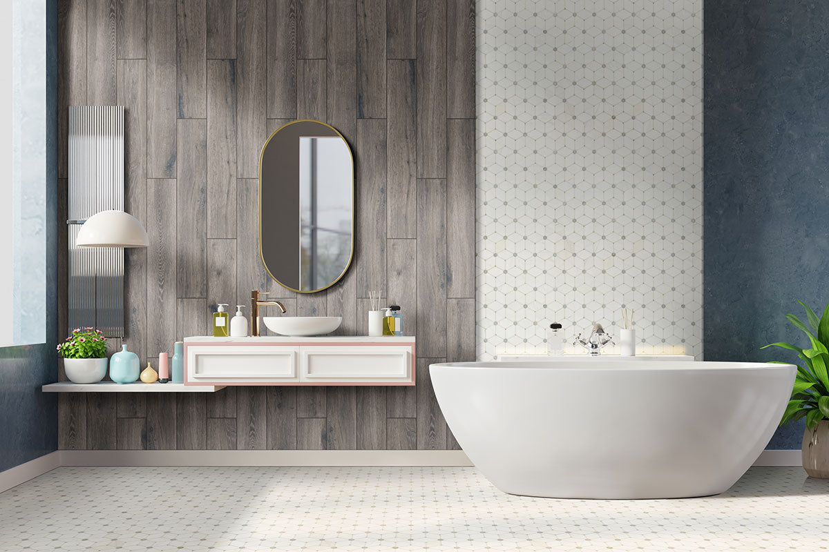 CECILY GRIGIO POLISHED Floor or Wall Tile, Mosaic - Shop at Home Craft Studio - 11