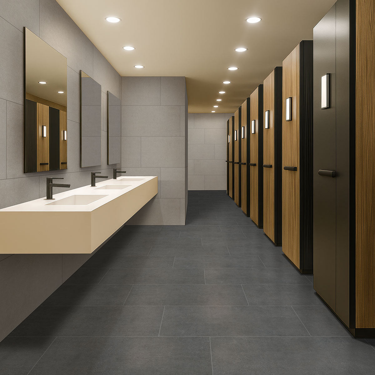 CEMENTIQUE GRAPHITE 2X2 MATTE MOSAIC Mosaic, Floor or Wall Tile - Shop at Home Craft Studio - 5