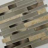 CHAMPAGNE TOAST INTERLOCKING Mosaic, Wall Tile, Floor or Wall Tile - Shop at Home Craft Studio - 5