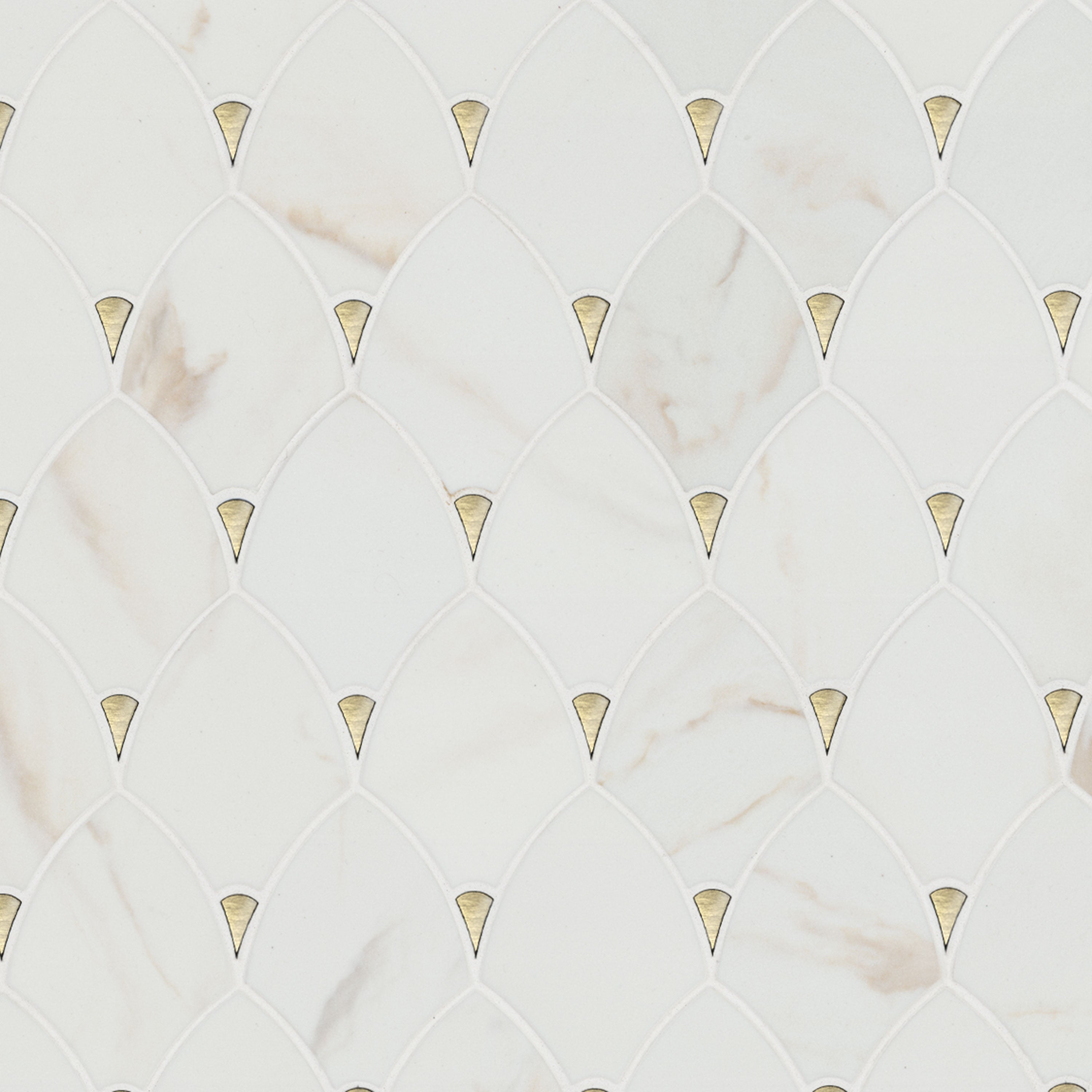 CITADEL GOLD TRIDENT 8MM Glass Tile - Shop at Home Craft Studio - 1