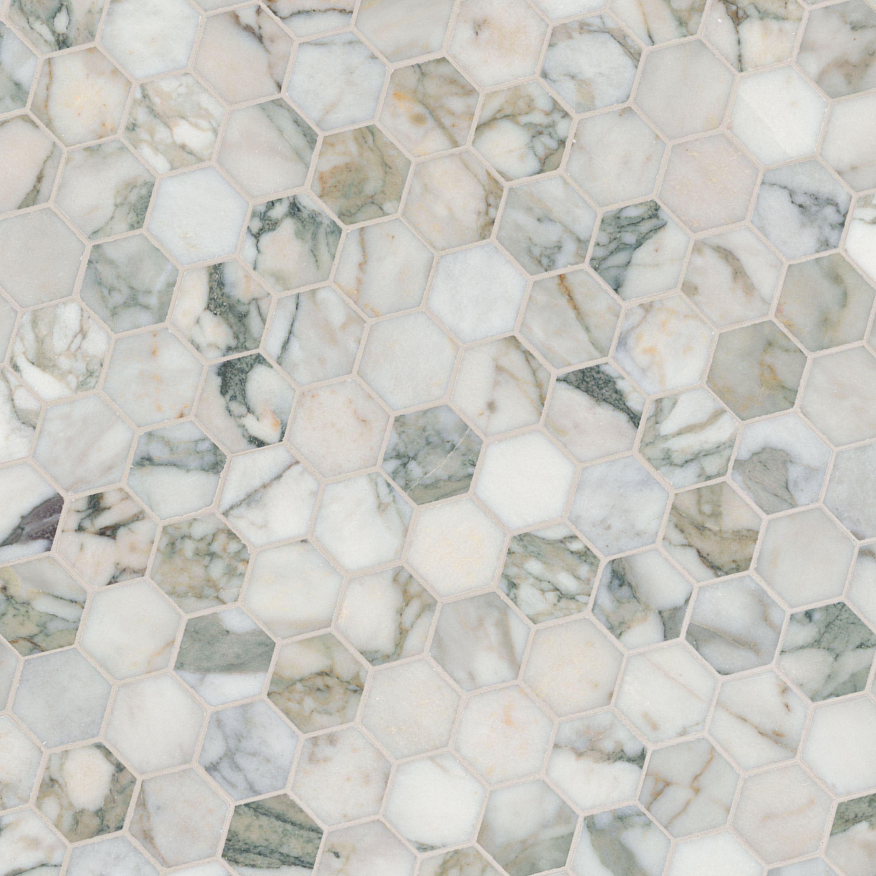 CORONADO 2" HEXAGON Mosaic - Shop at Home Craft Studio - 3