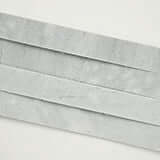 COSMIC GRAY 3D WAVE CORNER Stacked Stone Panels - Shop at Home Craft Studio - 1