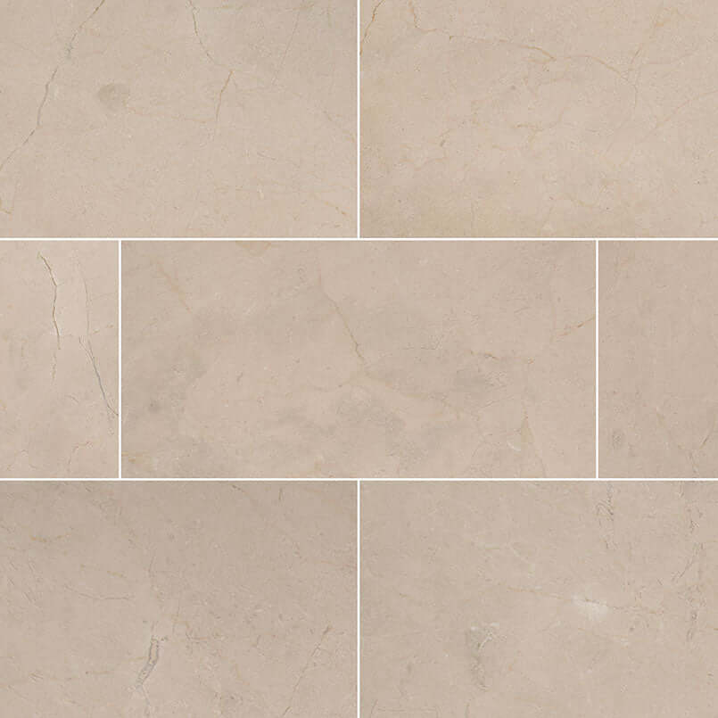 CREMA MARFIL 12X12 HONED SELECT Floor or Wall Tile - Shop at Home Craft Studio - 7