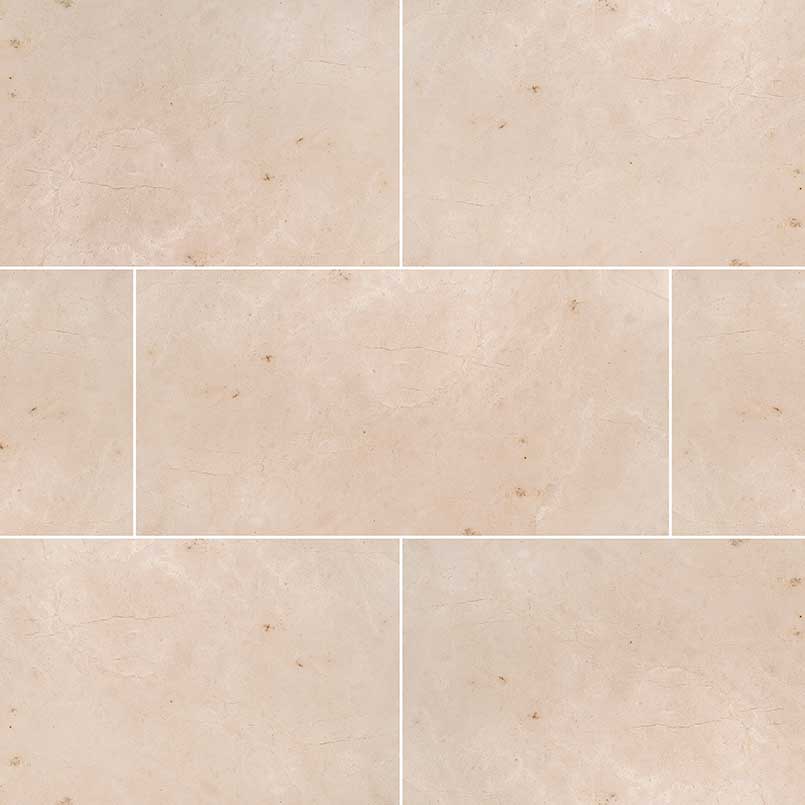 CREMA MARFIL 12X12 HONED SELECT Floor or Wall Tile - Shop at Home Craft Studio - 8