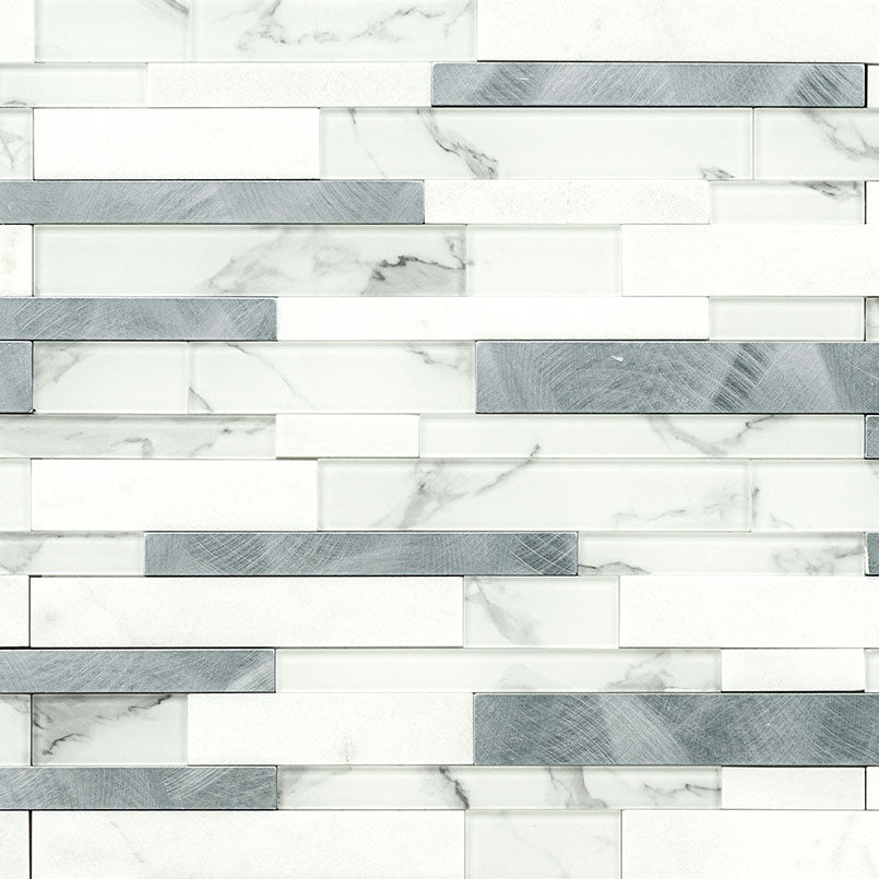 DENALI FROST INTERLOCKING PEEL AND STICK Stik Wall Tile - Shop at Home Craft Studio - 1
