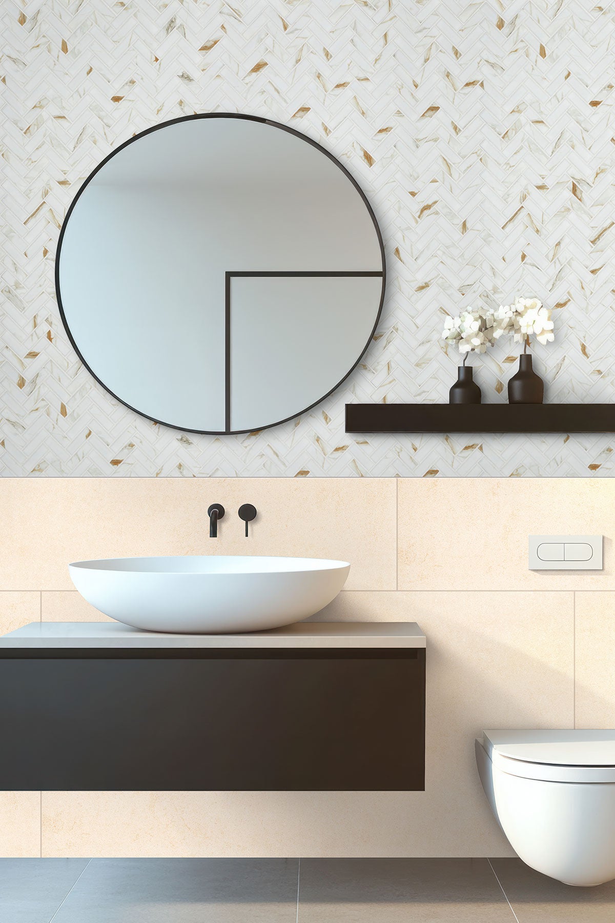 DIMENSIONS GLACIER 24X24 Floor or Wall Tile - Shop at Home Craft Studio - 6