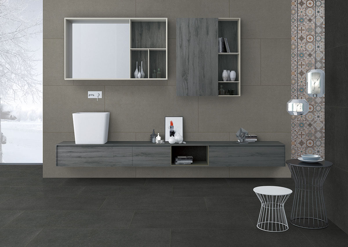 DIMENSIONS GRAPHITE 12X24 Floor or Wall Tile - Shop at Home Craft Studio - 7