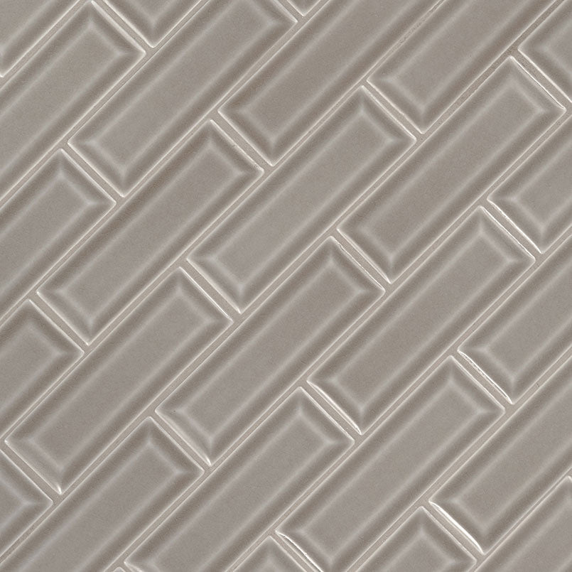 DOVE GRAY 2X6 BEVELED Subway Tile - Shop at Home Craft Studio - 2