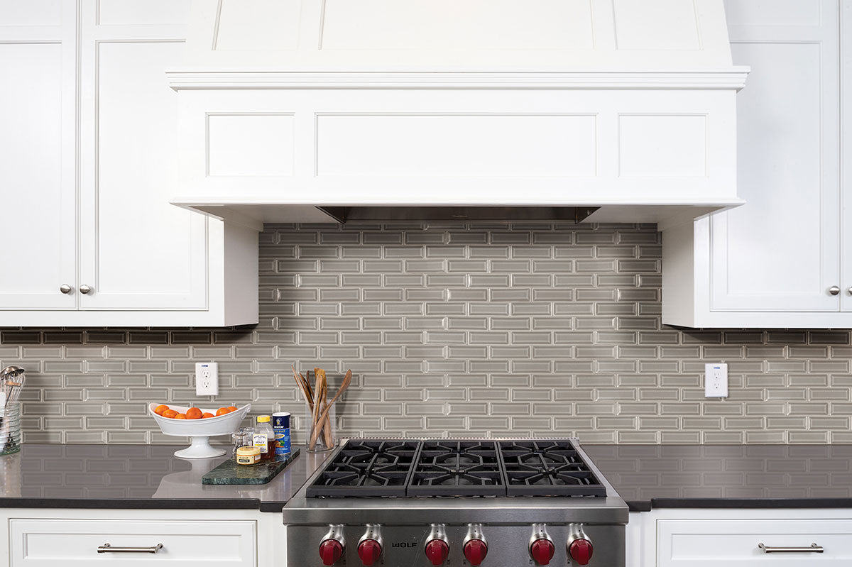 DOVE GRAY 2X6 BEVELED Subway Tile - Shop at Home Craft Studio - 6
