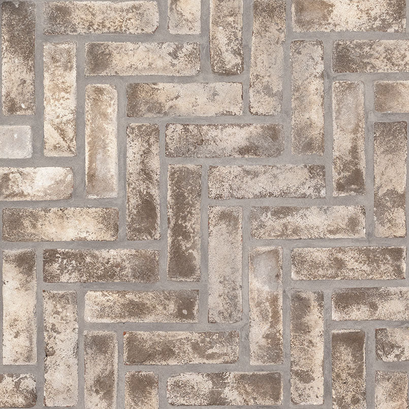 DOVERTON CLAY BRICK HERRINGBONE Mosaic, Wall Tile, Floor Tile - Shop at Home Craft Studio - 3