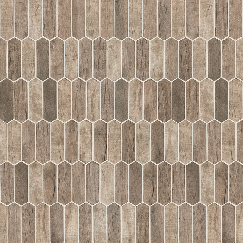 DRIFTWOOD PICKET Mosaic, Floor or Wall Tile - Shop at Home Craft Studio - 2
