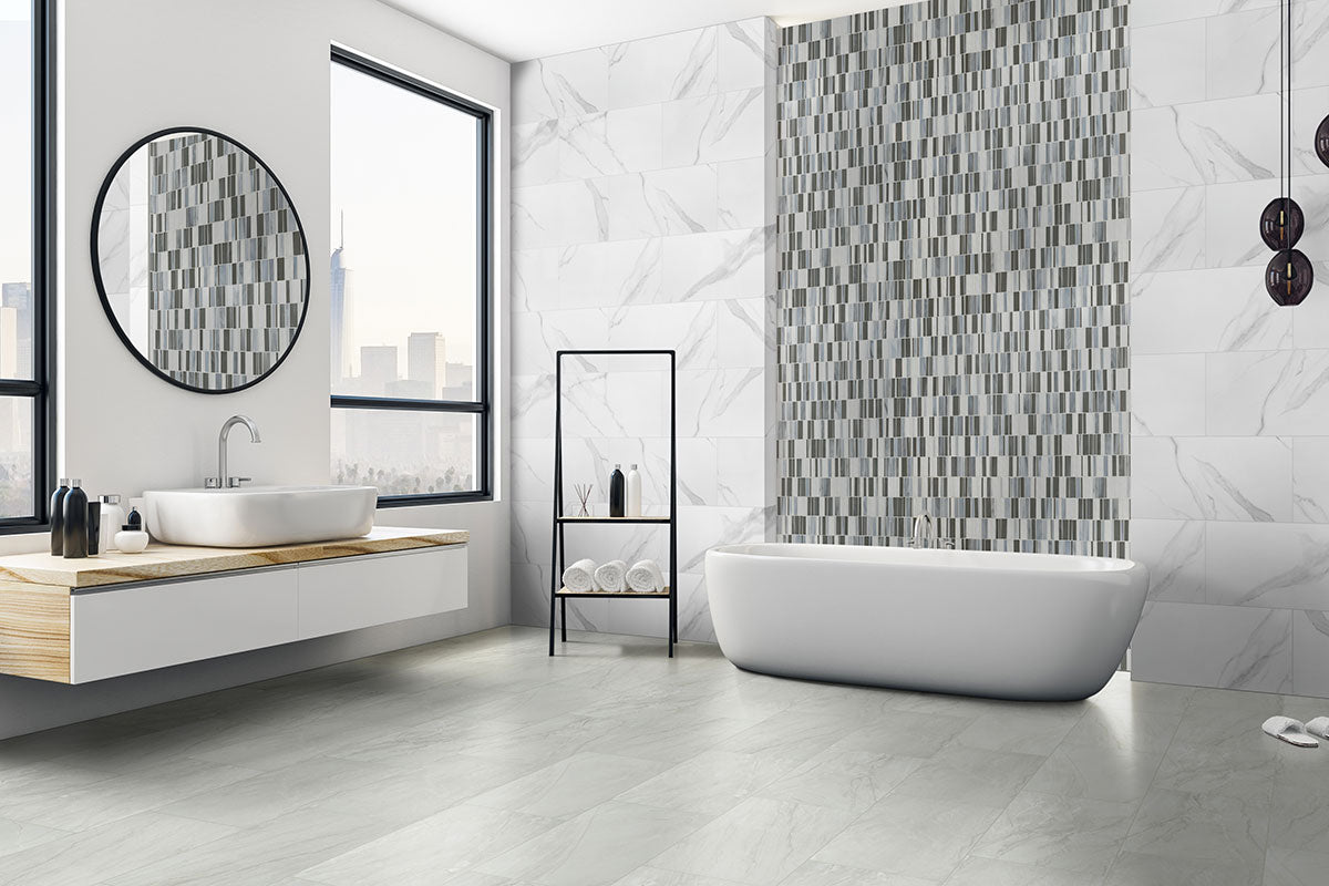 DURBAN GREY 12X24 POLISHED Floor or Wall Tile - Shop at Home Craft Studio - 3