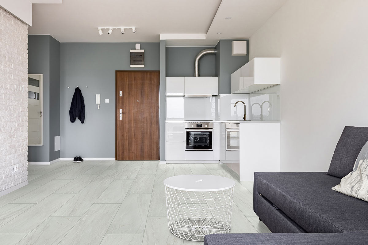 DURBAN GREY 12X24 POLISHED Floor or Wall Tile - Shop at Home Craft Studio - 6