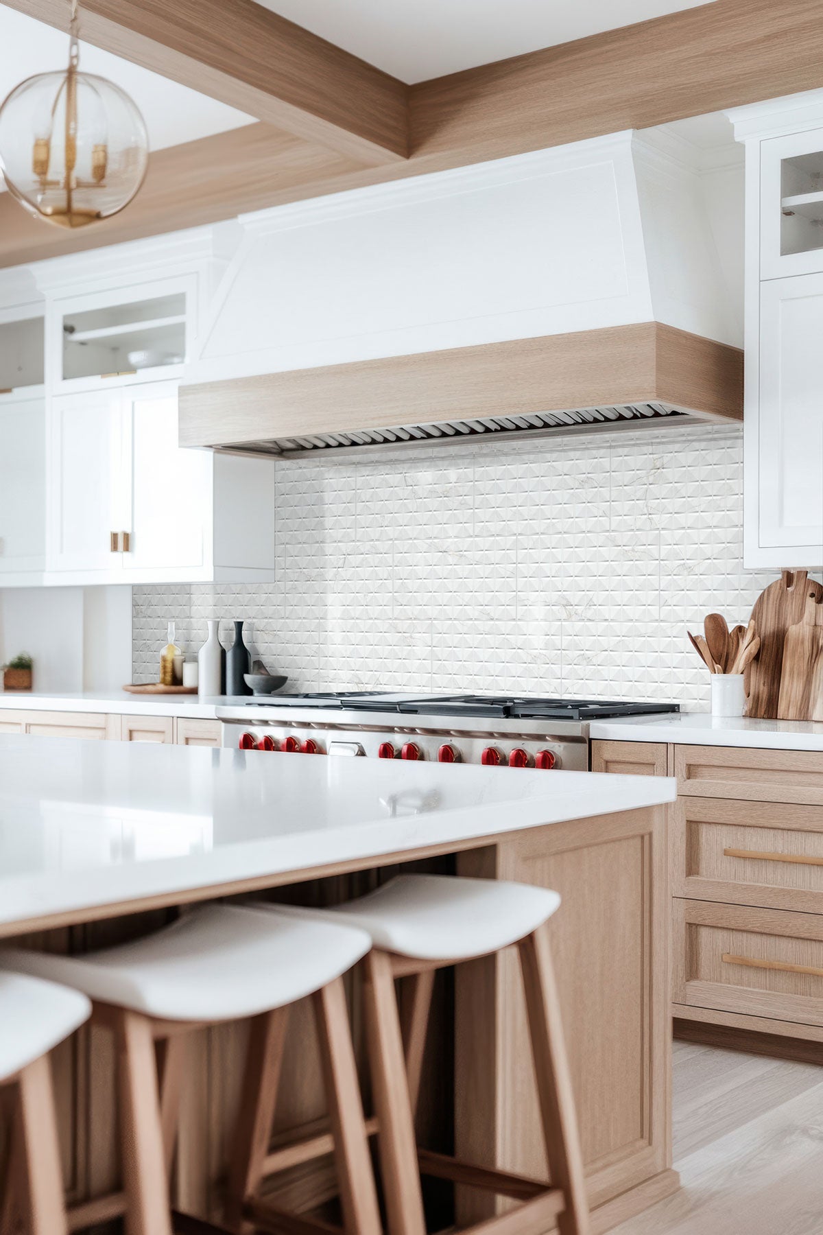 DYMO CALACATTA CHEX WHITE 12X24 Ceramic Tile - Shop at Home Craft Studio - 4