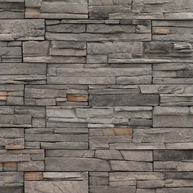 Denali Grey Corner Stacked Stone - Shop at Home Craft Studio - 2