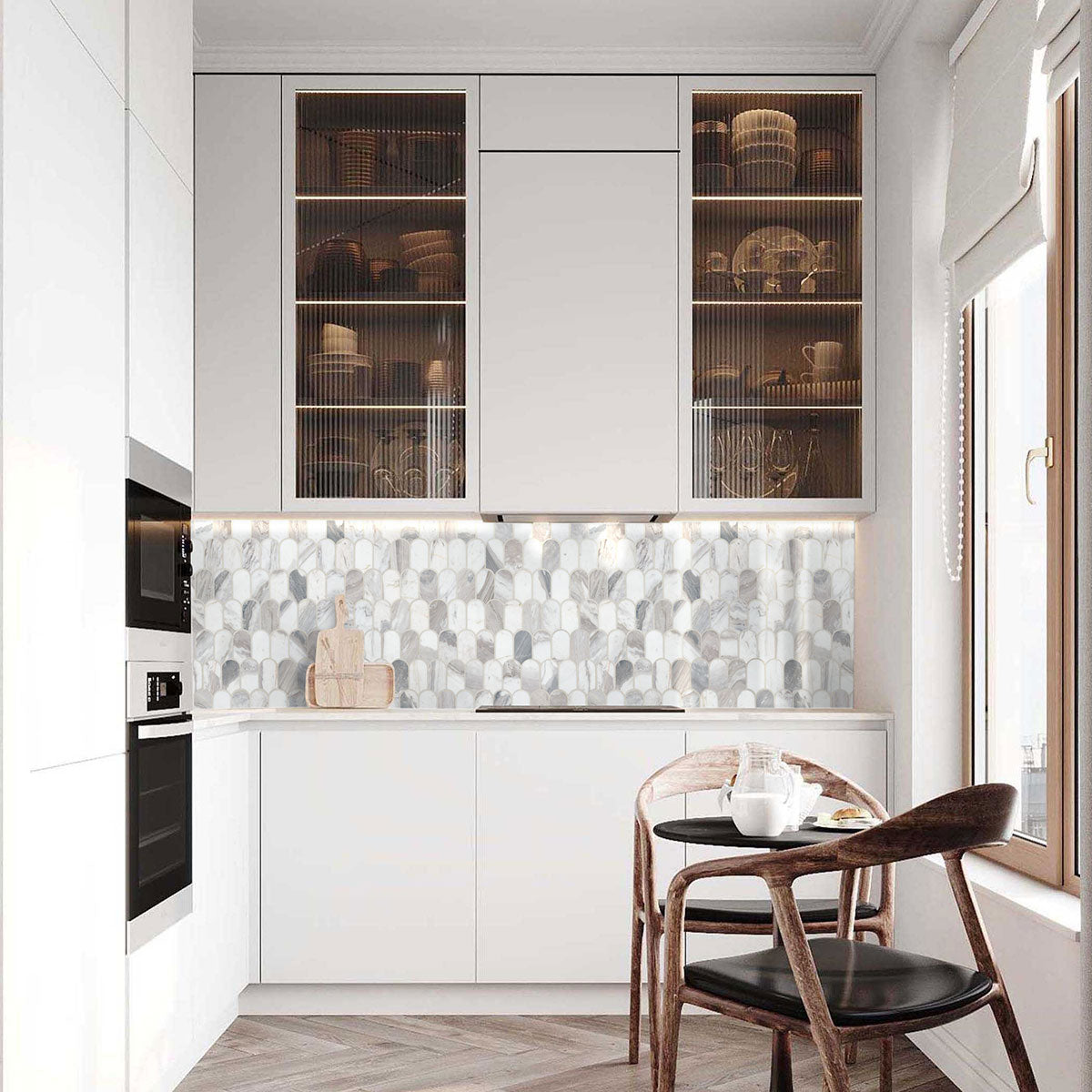 EDESSA SCALLOP POLISHED Floor or Wall Tile, Mosaic - Shop at Home Craft Studio - 8