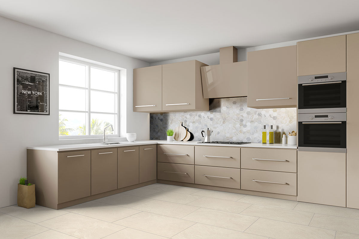 ELBE ALABASTER 12X24 LAPPATPO 3D Floor or Wall Tile, Mosaic, Bullnose - Shop at Home Craft Studio - 6