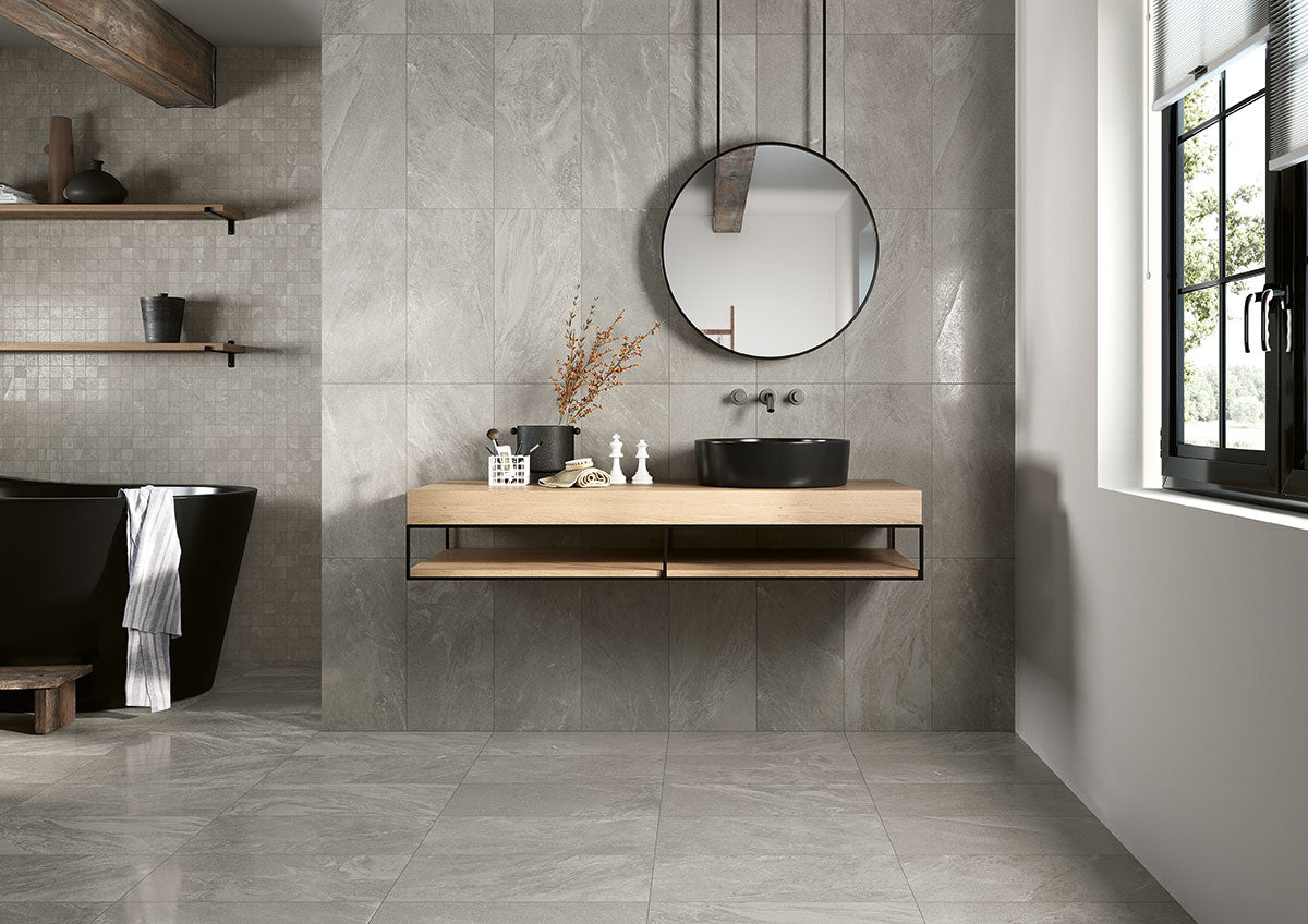 ELBE ASH 12X24 LAPPATPO 3D Floor or Wall Tile,Mosaic,Trims & Pencils,Bullnose - Shop at Home Craft Studio - 15