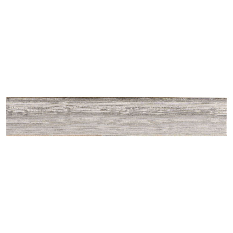 ERAMOSA SILVER 3X18 BULLNOSE Trims & Pencils, Finishing Pieces - Shop at Home Craft Studio - 1