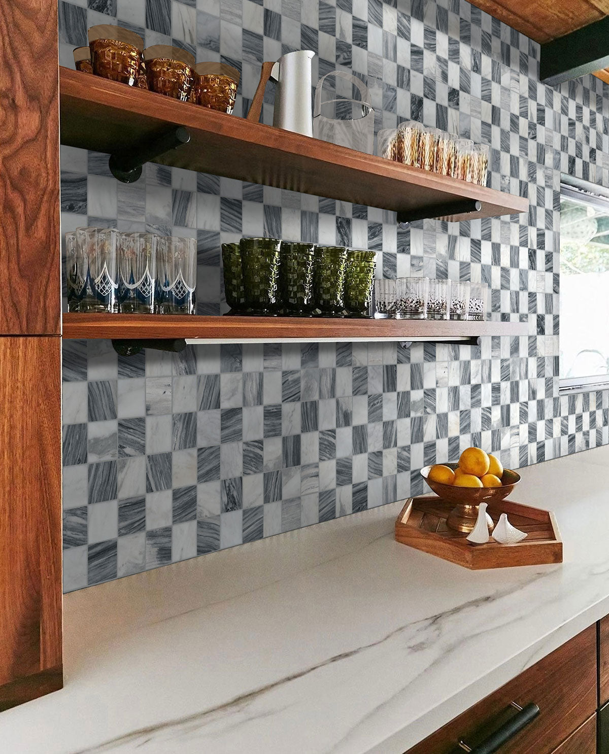 FIRENZE BLEND 3X3 POLISHED 10MM Floor or Wall Tile, Mosaic - Shop at Home Craft Studio - 7
