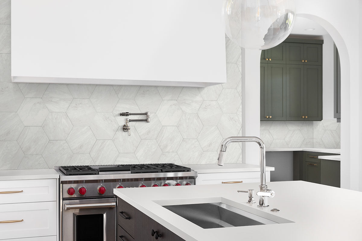 GEOGLAM CALACATTA 11X13 Floor or Wall Tile - Shop at Home Craft Studio - 8