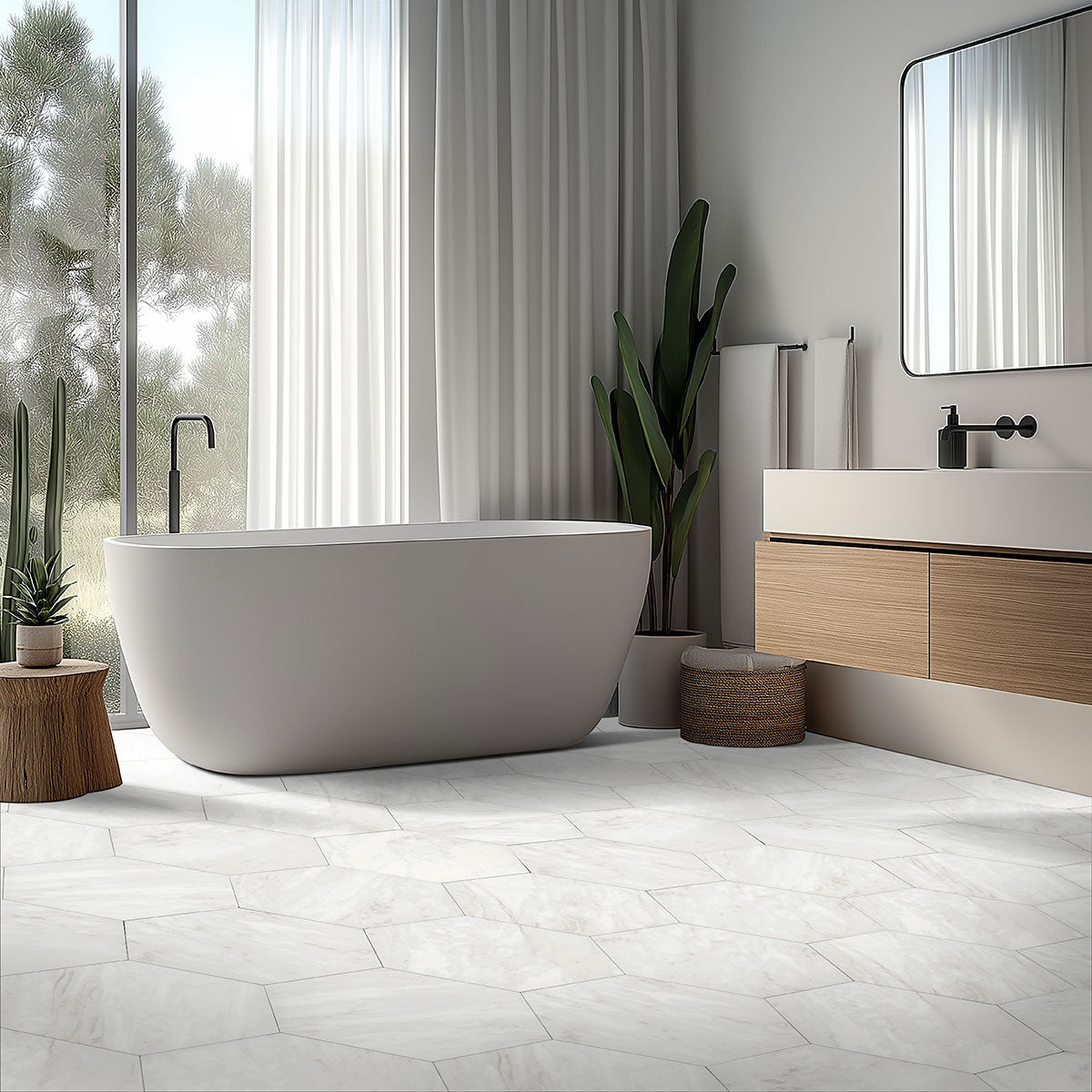 GEOGLAM CALACATTA 11X13 Floor or Wall Tile - Shop at Home Craft Studio - 12