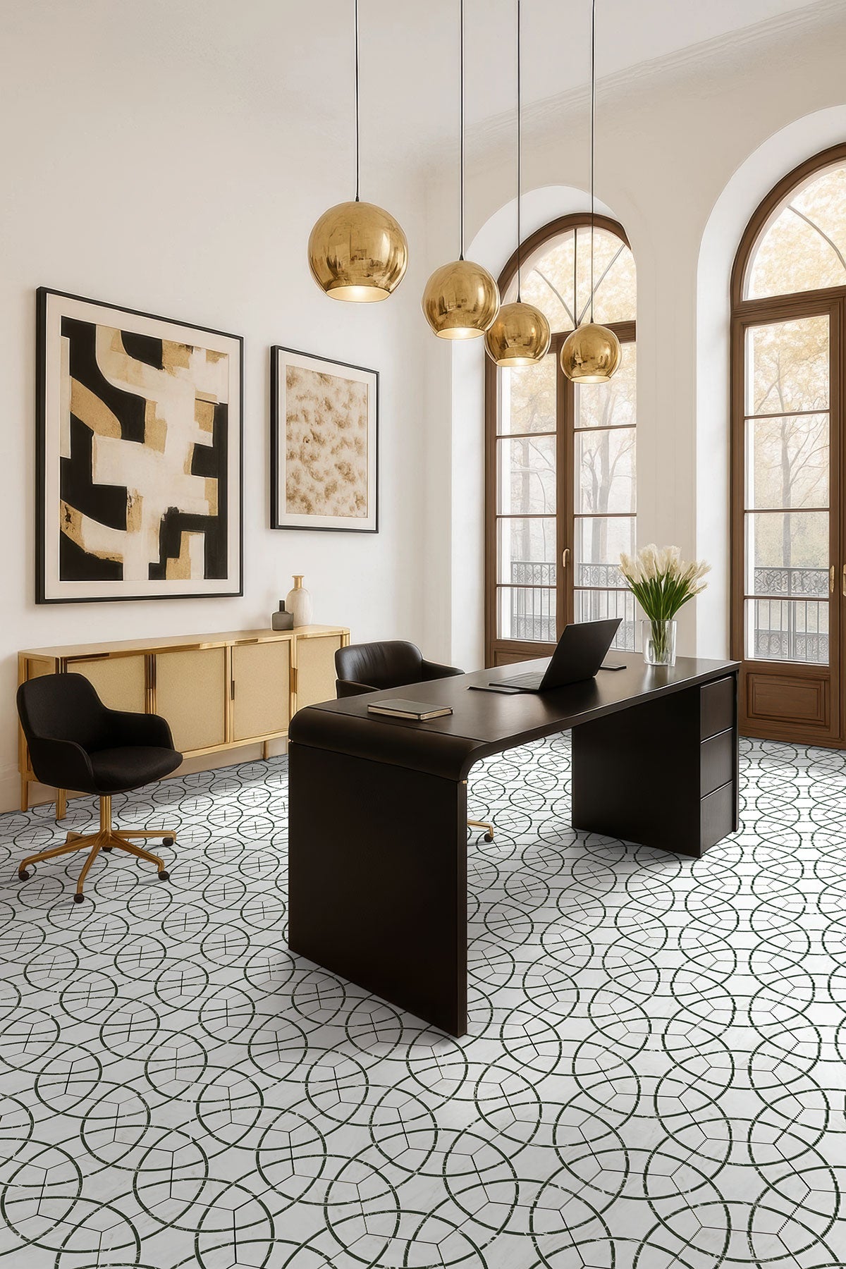 GEOGLAM MIDNIGHT 11X13 Mosaic, Floor or Wall Tile - Shop at Home Craft Studio - 10