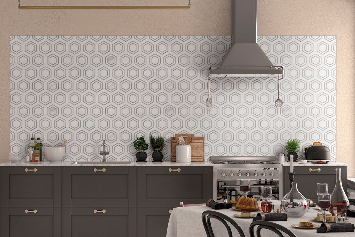 GEORAMA GRIGIO Floor or Wall Tile, Mosaic - Shop at Home Craft Studio - 7
