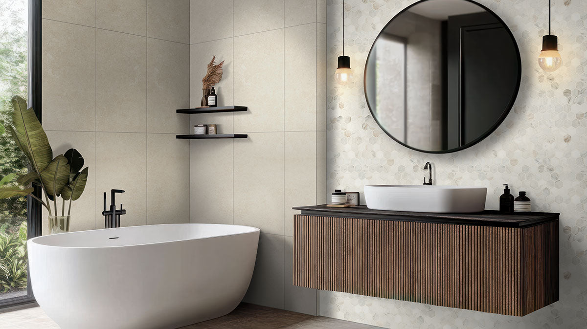 GIRONA MARFIL 24X48 LAPPATO 3D Floor or Wall Tile - Shop at Home Craft Studio - 6