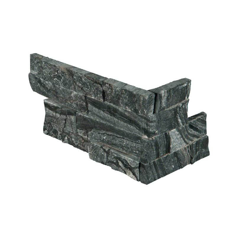 GLACIAL BLACK LEDGER CORNER Wall Tile - Shop at Home Craft Studio - 1