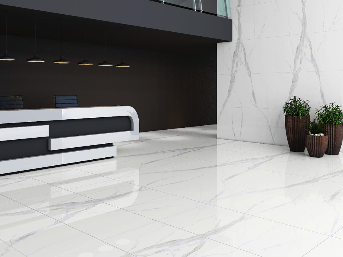 GLACIER STATUARY 32X96 POLISHED SETS Floor or Wall Tile - Shop at Home Craft Studio - 4
