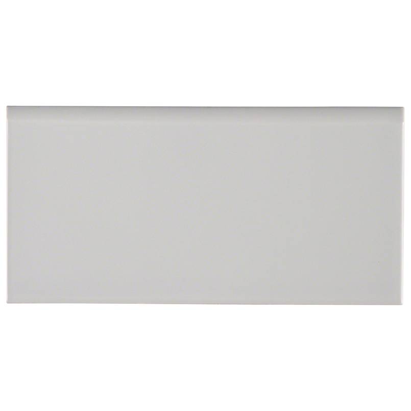 GRAY GLOSSY 3X6 BULLNOSE Bullnose, Finishing Pieces - Shop at Home Craft Studio - 1