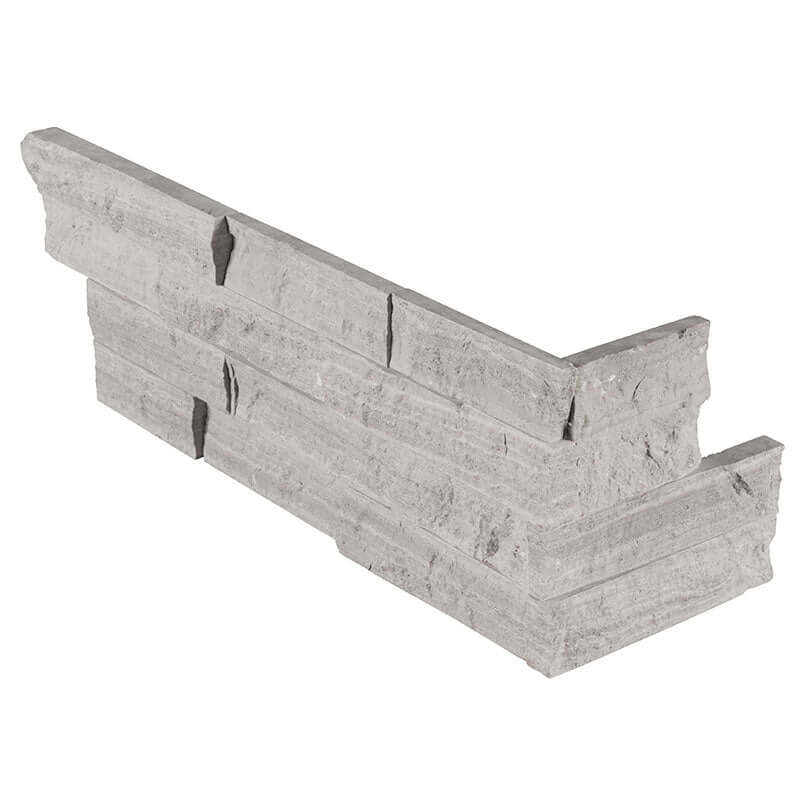 GRAY OAK SPLITFACE LEDGER CORNER Wall Tile - Shop at Home Craft Studio - 1