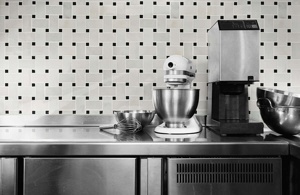 GREECIAN WHITE BASKETWEAVE MOSAIC Mosaic - Shop at Home Craft Studio - 3