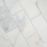 Greecian White Marble Subway Tile 3x6 Floor or Wall Tile - Shop at Home Craft Studio - 4