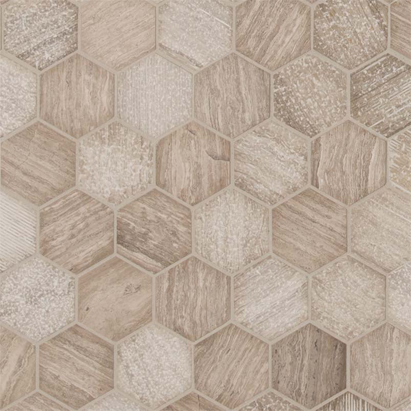 HONEY COMB HEXAGON Mosaic - Shop at Home Craft Studio - 1