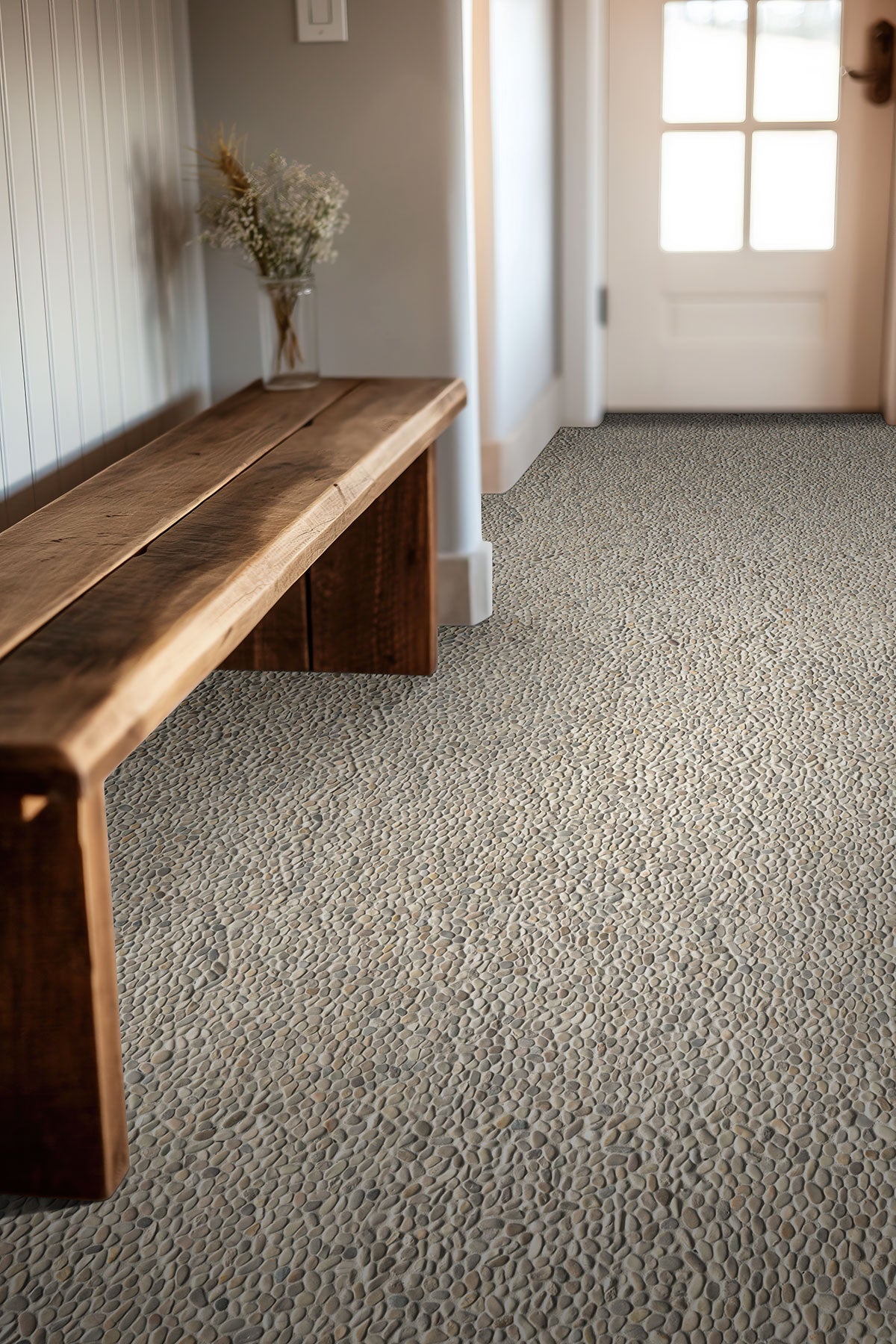 IVORY WHITE MINI PEBBLE TUMBLED Mosaic - Shop at Home Craft Studio - 10