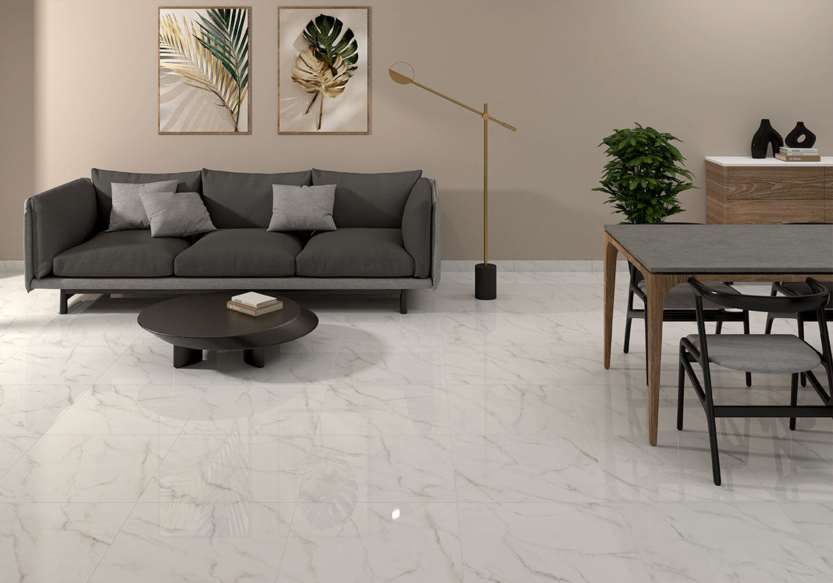 KAYA CALACATTA LUCCA 12X24 MATTE Floor or Wall Tile, Mosaic, Bullnose - Shop at Home Craft Studio - 4