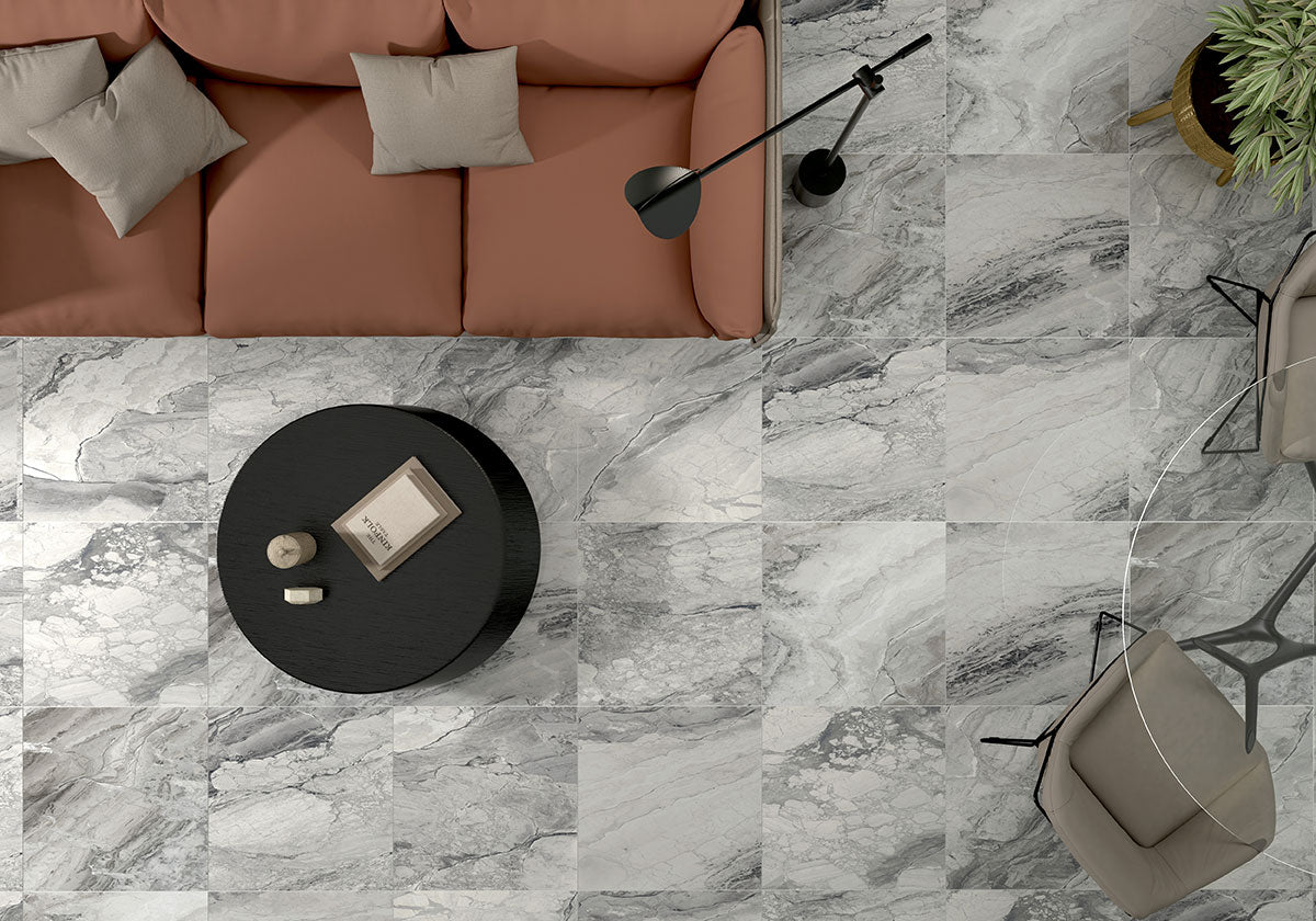 KAYA ONDA GRAY 12X24 MATTE Floor or Wall Tile, Mosaic, Bullnose - Shop at Home Craft Studio - 6