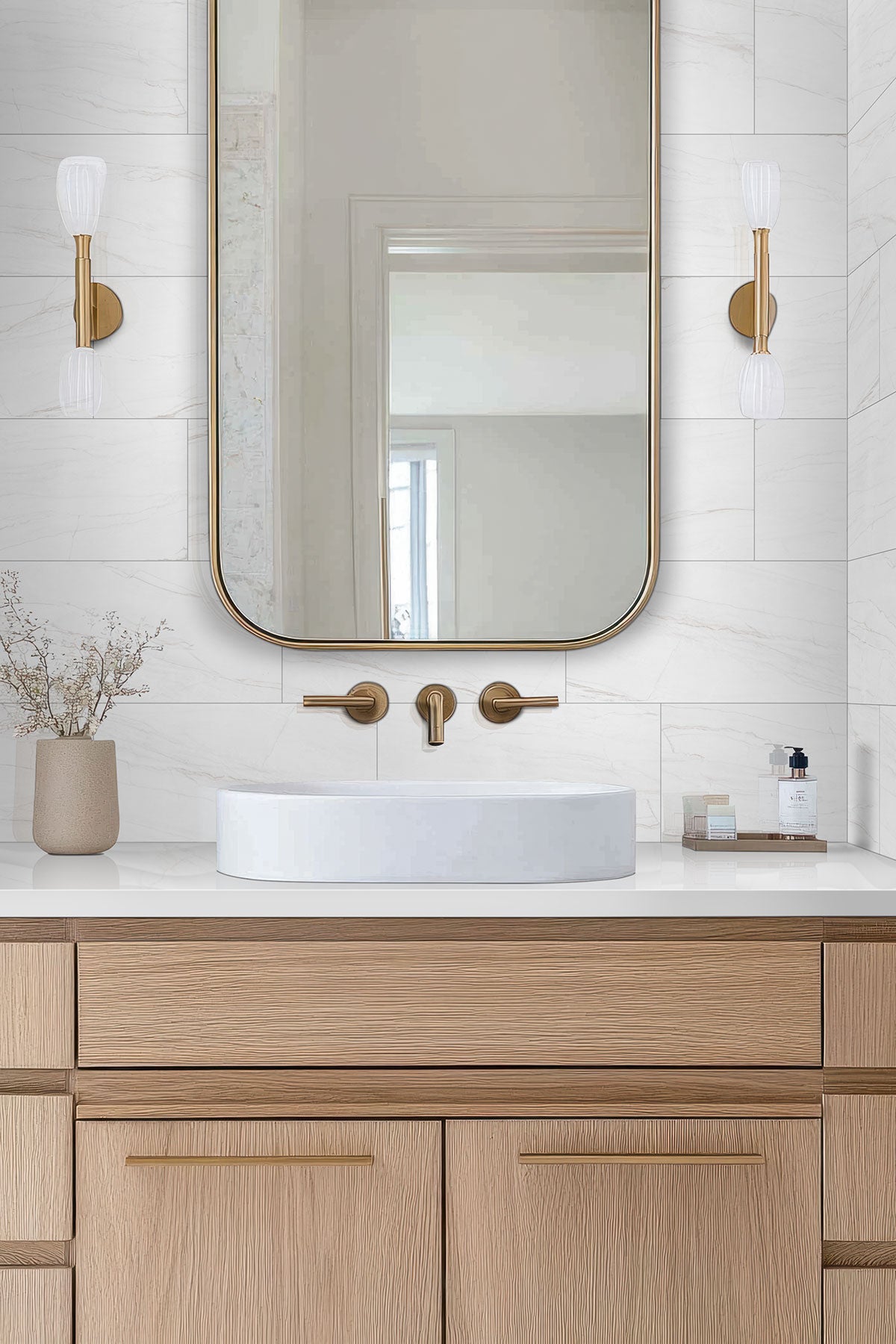KAYA ZERMATTA BLANCA 12X24 POLISHED Floor or Wall Tile - Shop at Home Craft Studio - 4