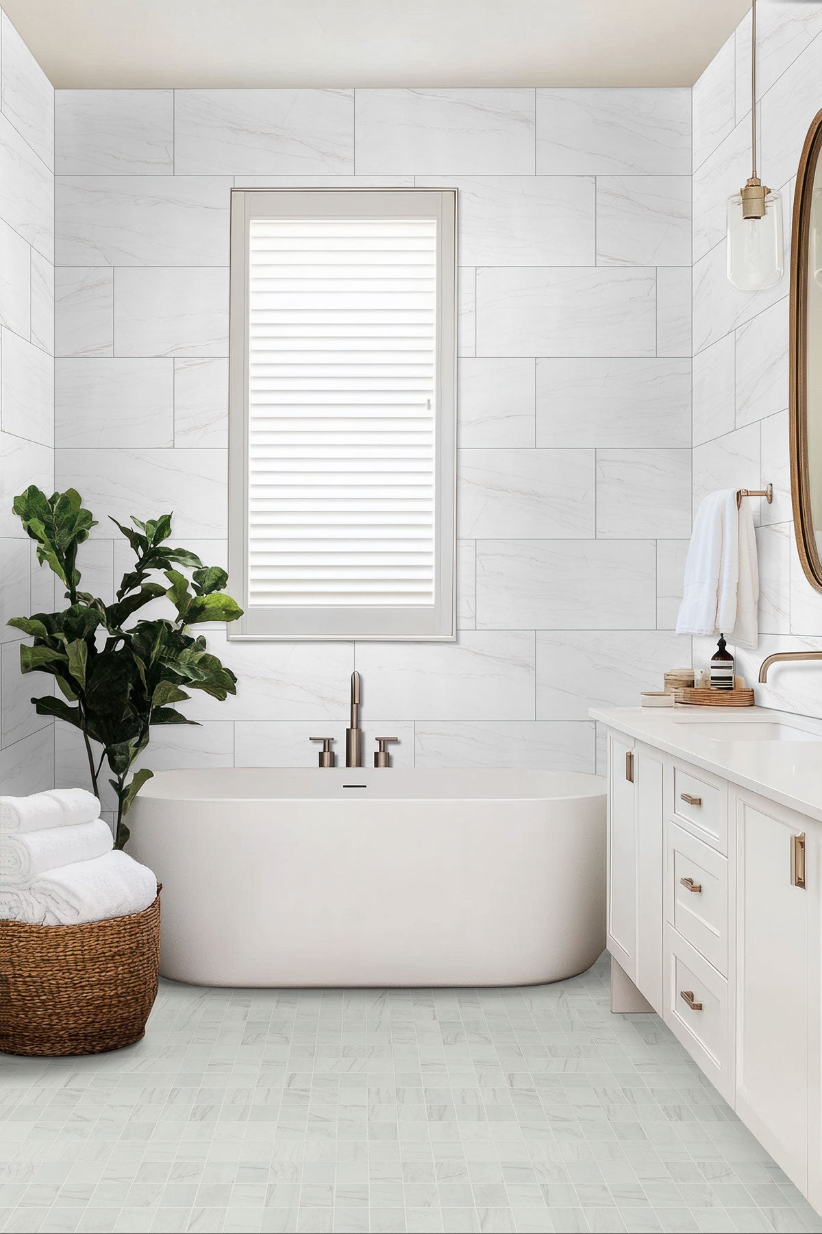 KAYA ZERMATTA BLANCA 12X24 POLISHED Floor or Wall Tile - Shop at Home Craft Studio - 5