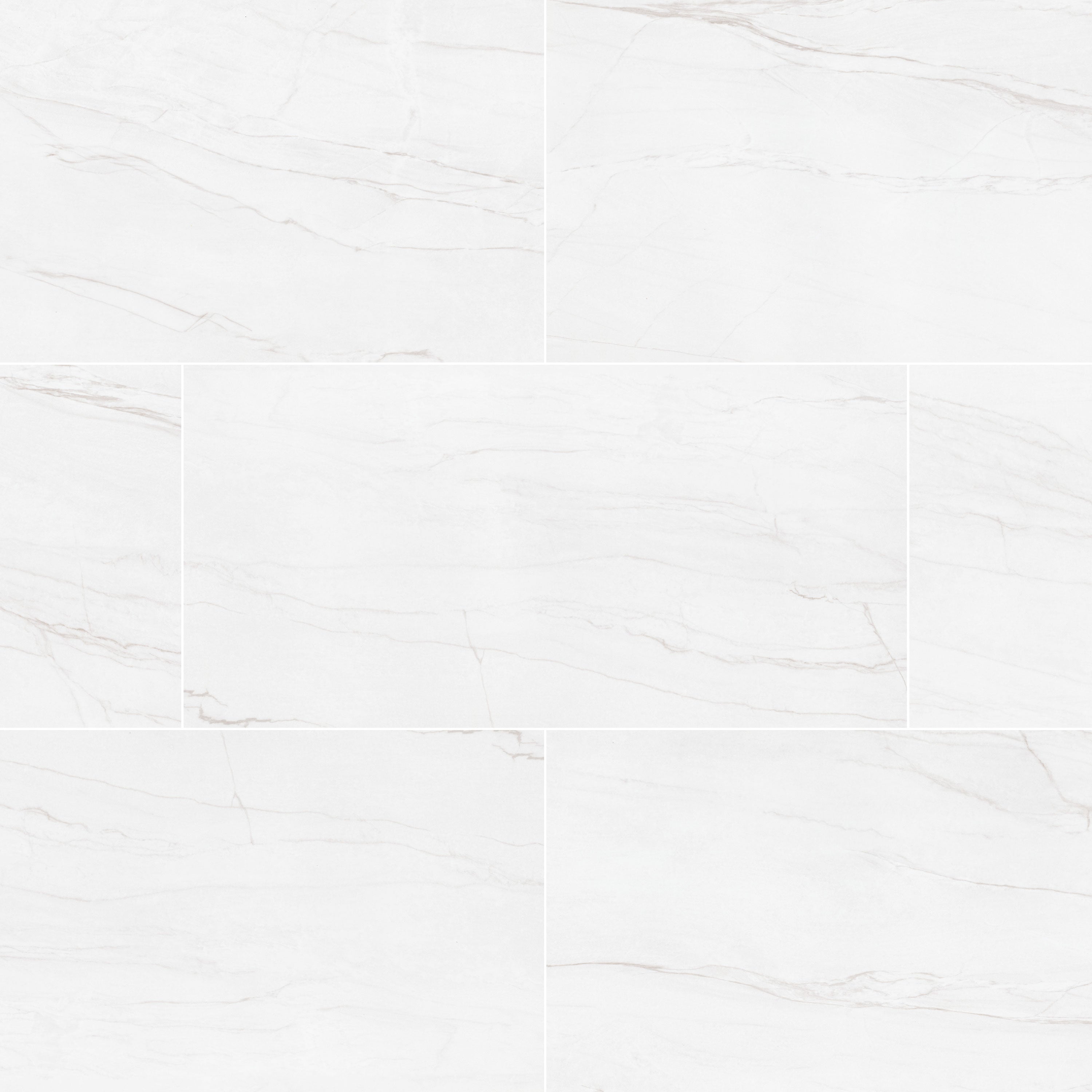 KAYA ZERMATTA BLANCA 12X24 POLISHED Floor or Wall Tile - Shop at Home Craft Studio - 1