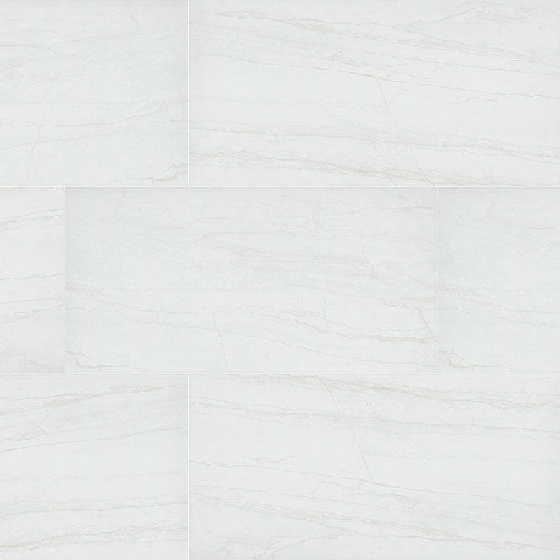 KAYA ZERMATTA BLANCA 12X24 POLISHED Floor or Wall Tile - Shop at Home Craft Studio - 12