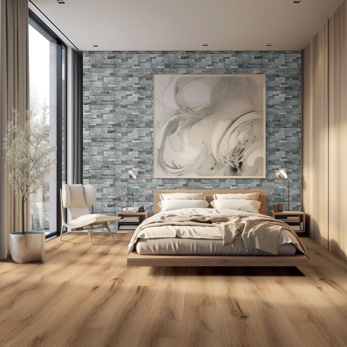 LAUREL SCANDI 9X48 Luxury Vinyl Plank Flooring - Shop at Home Craft Studio - 8