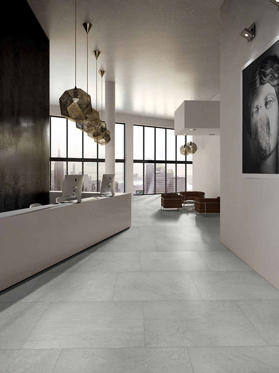 LEGIONS QUARTZ WHITE 24X48 Floor or Wall Tile - Shop at Home Craft Studio - 5