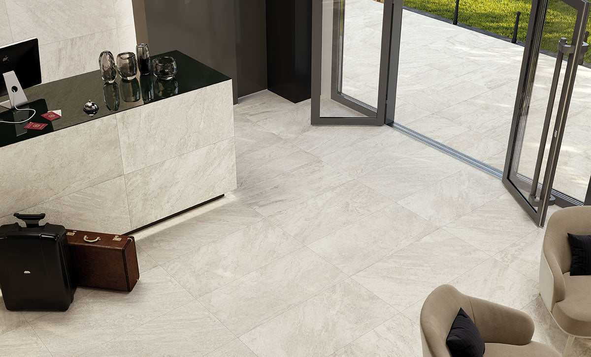 LEGIONS QUARTZ WHITE 24X48 Floor or Wall Tile - Shop at Home Craft Studio - 6